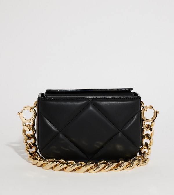 Convertible Chunky Chain Quilted Mini Bag