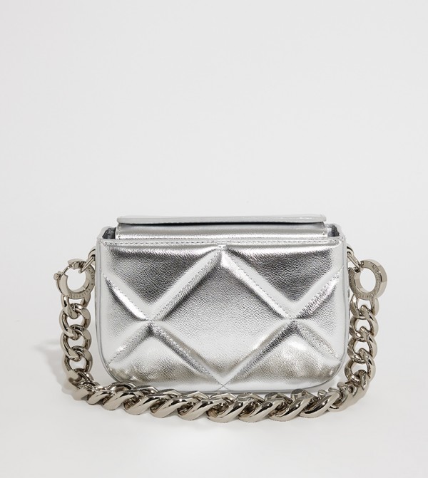 Convertible Chunky Chain Quilted Mini Bag