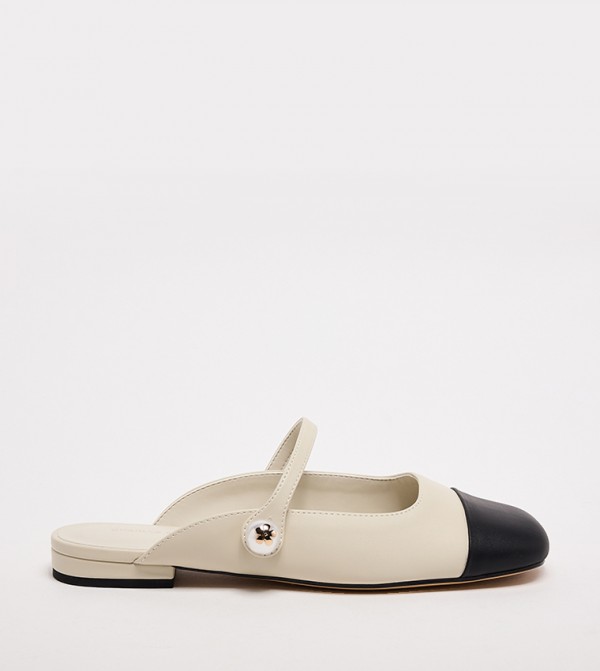 Aeryn Color Block Flat Mules
