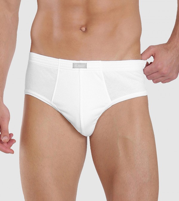 Contour Brief Pack of 2-White 