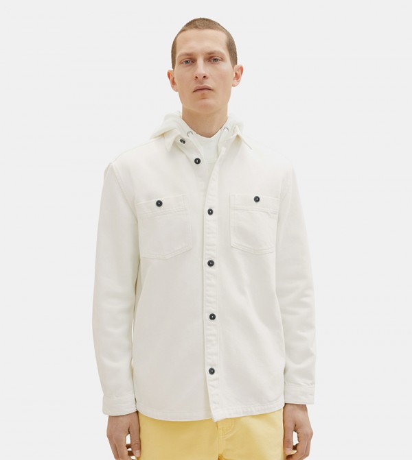 Solid Tencel Denim Overshirt
