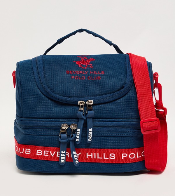 Logo Detail Zippered Lunch Bag