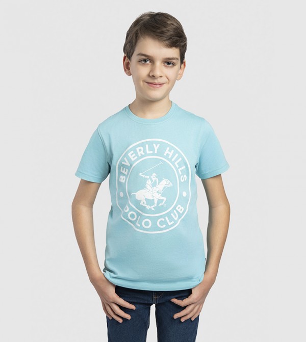 Logo Printed Crew Neck T-Shirt