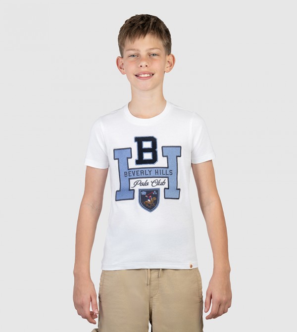 Logo Embroidered Short Sleeves T-Shirt