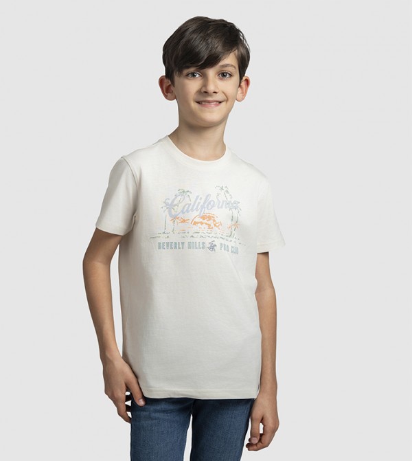 Printed Crew Neck T-Shirt