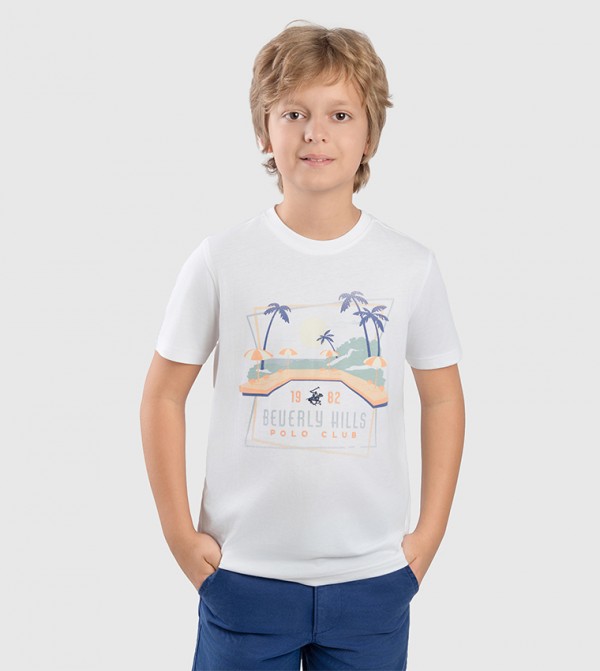 Printed Short Sleeves Casual T-Shirt