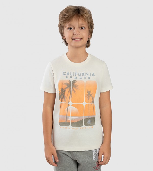 Printed Short Sleeves Casual T-Shirt