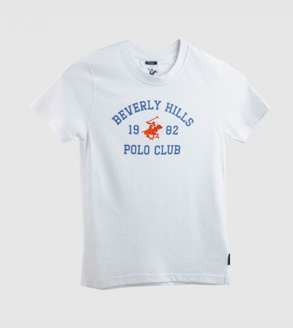 Logo Printed Crew Neck T-Shirt