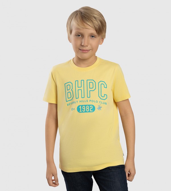 Logo Printed Crew Neck T-Shirt