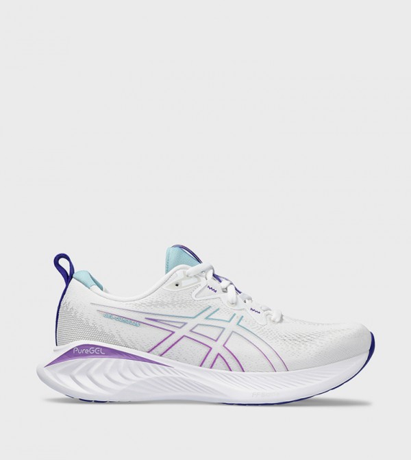 Buy Asics GEL CUMULUS Lace Up Running Shoes In White 6thStreet Bahrain