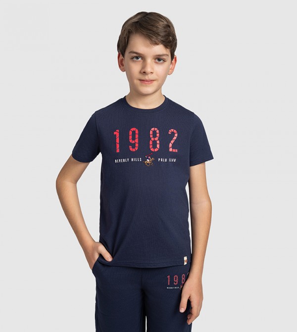 Printed Crew Neck T-Shirt