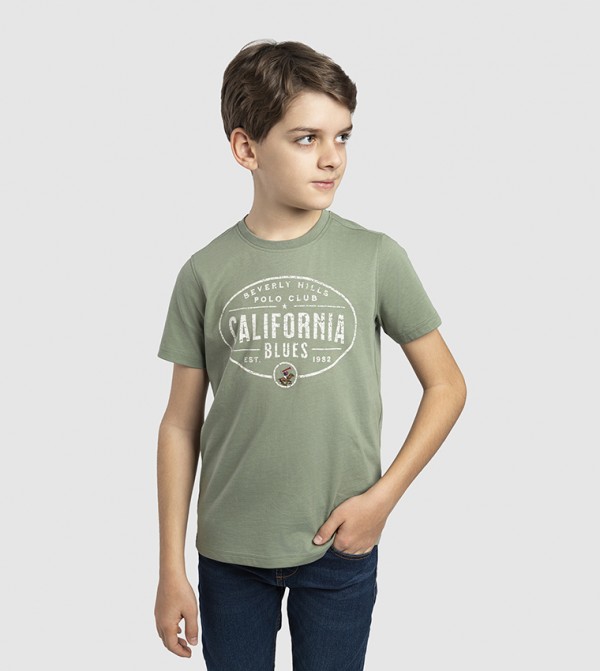 Printed Crew Neck T-Shirt