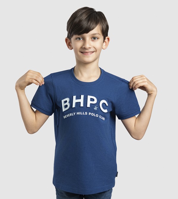 Logo Printed Crew Neck T-Shirt
