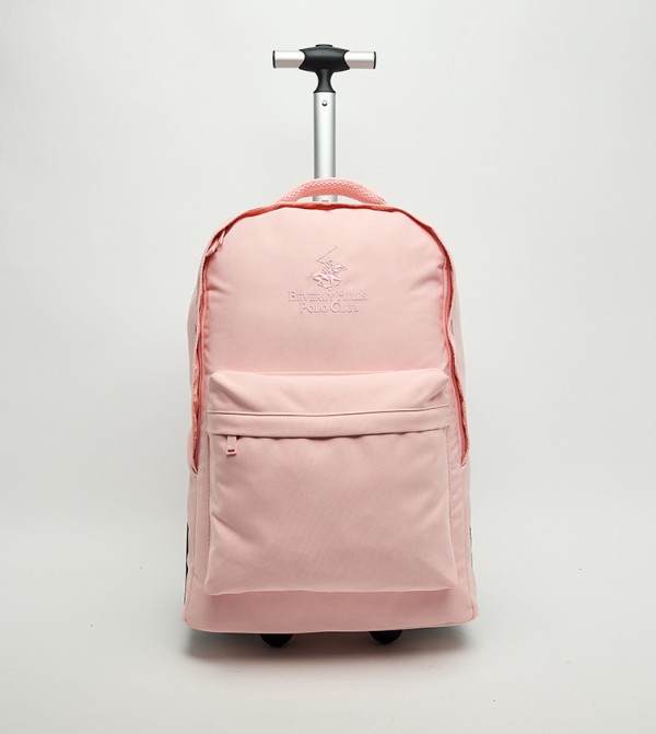 Logo Embroidered Trolley Backpack