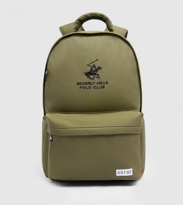 Logo Embroidered Backpack