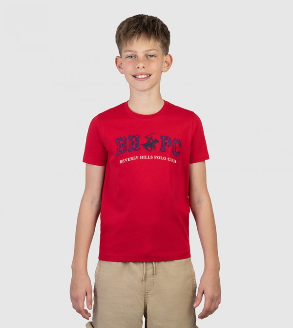 Logo Embroidered Short Sleeves T-Shirt