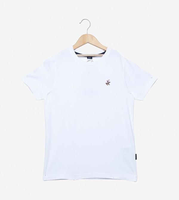 Logo Embroidered Short Sleeves T-Shirt