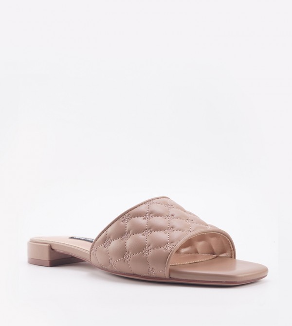 PARISA Quilted Heeled Sandals