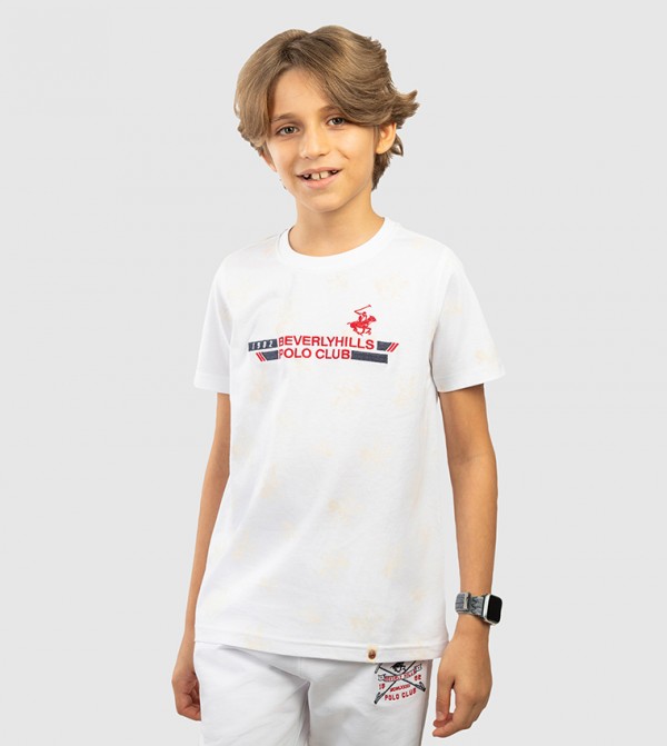 Logo Embroidered Short Sleeves T-Shirt