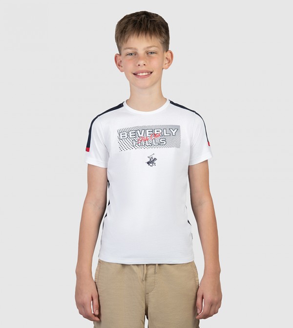 Logo Embroidered Short Sleeves T-Shirt