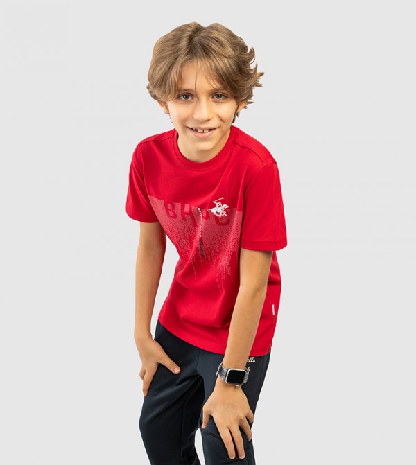 Logo Printed Short Sleeves T-Shirt