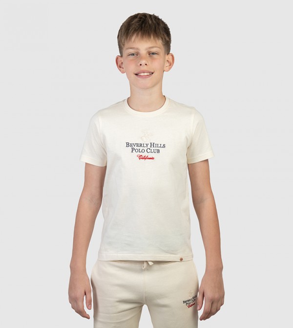 Logo Embroidered Short Sleeves T-Shirt