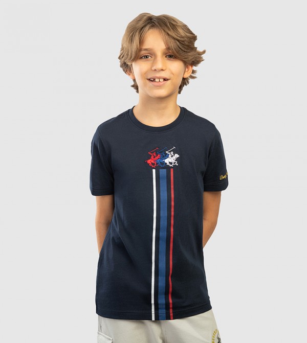 Logo Embroidered Short Sleeves T-Shirt