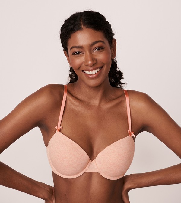 La Vie en Rose Lightly Lined Demi Cotton Bra