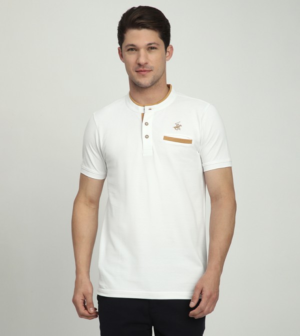 Logo Embroidered Short Sleeves T-Shirt