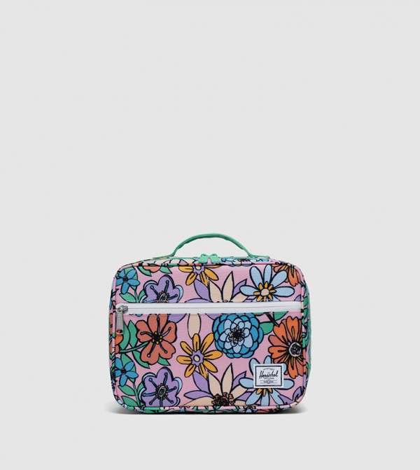 Pop Quiz Floral Printed Lunch Bag