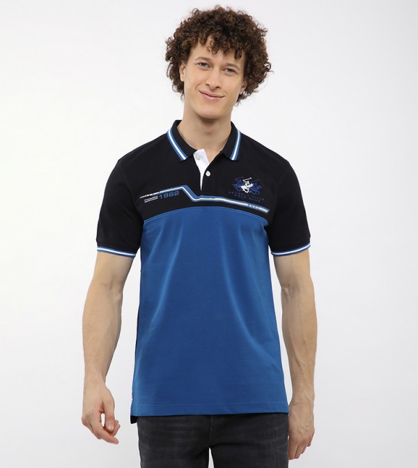 تيشيرت بولو بلونين كم قصير 