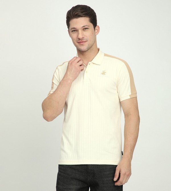 Logo Embroidered Short Sleeves Polo T-Shirt