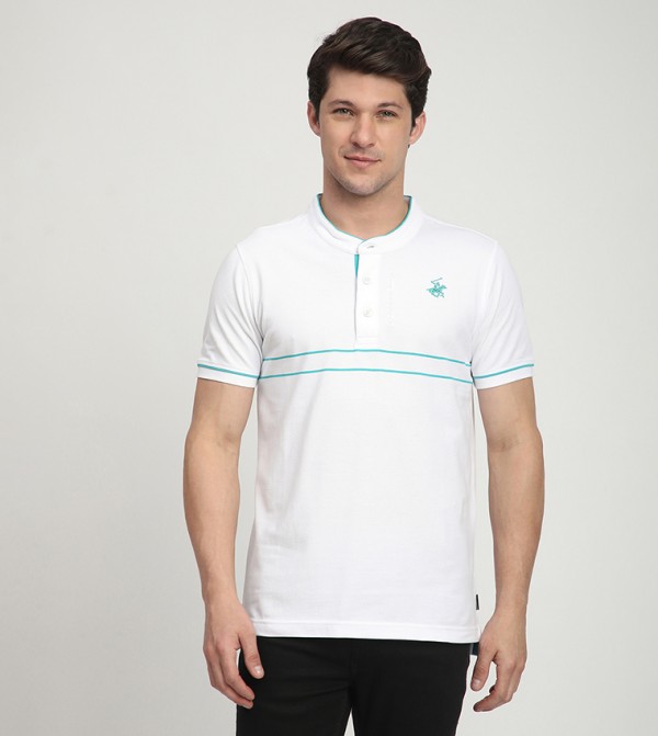 Logo Embroidered Short Sleeves T-Shirt