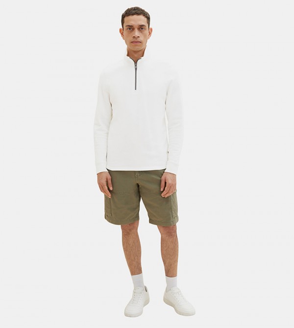 Washed Regular Fit Chino Shorts