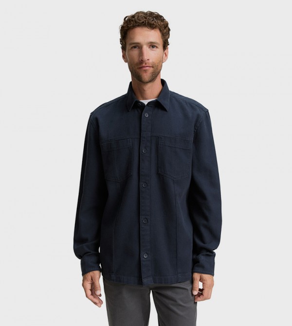 Washed Long Sleeves Denim Shirt