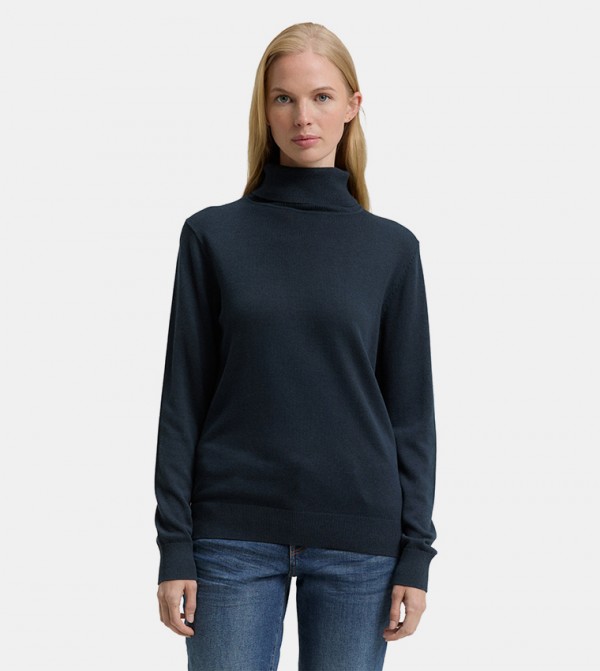 Knitted Turtleneck Jumper