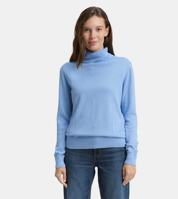 Knitted Turtleneck Jumper