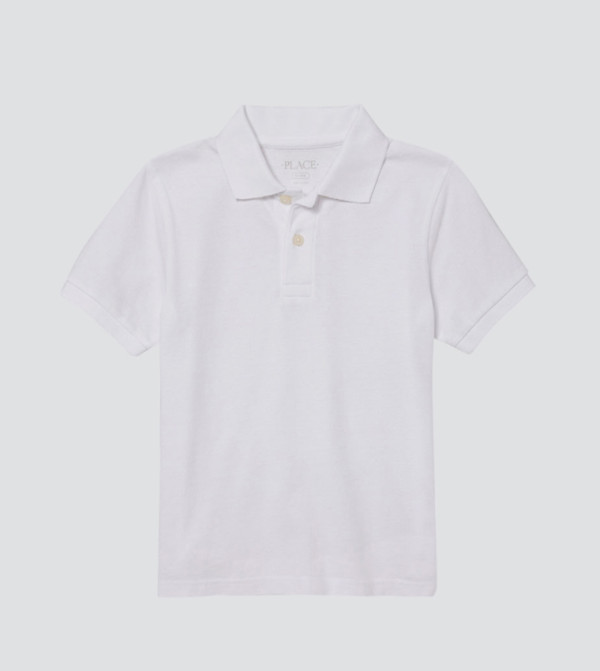 Boys Basic Pique Polo T-shirt Short Sleeves