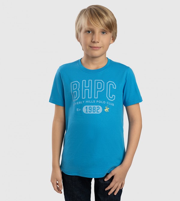 Logo Printed Crew Neck T-Shirt