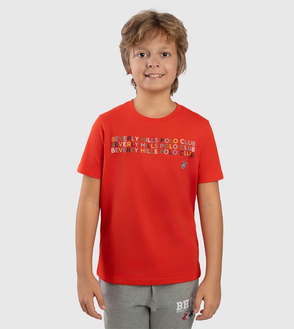 Logo Printed Short Sleeves T-Shirt