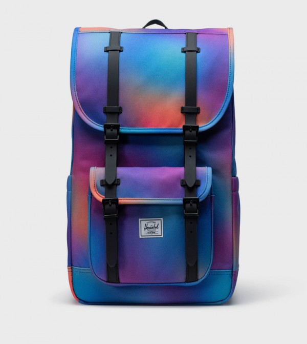 Little America Printed Flap Backpack