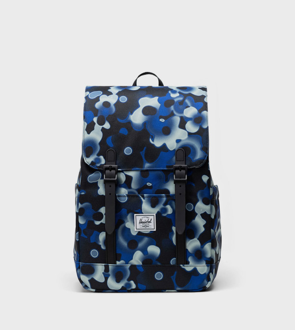 herschel backpack canvas Herschel Raven Crosshatch Retreat 15" Computer Backpack