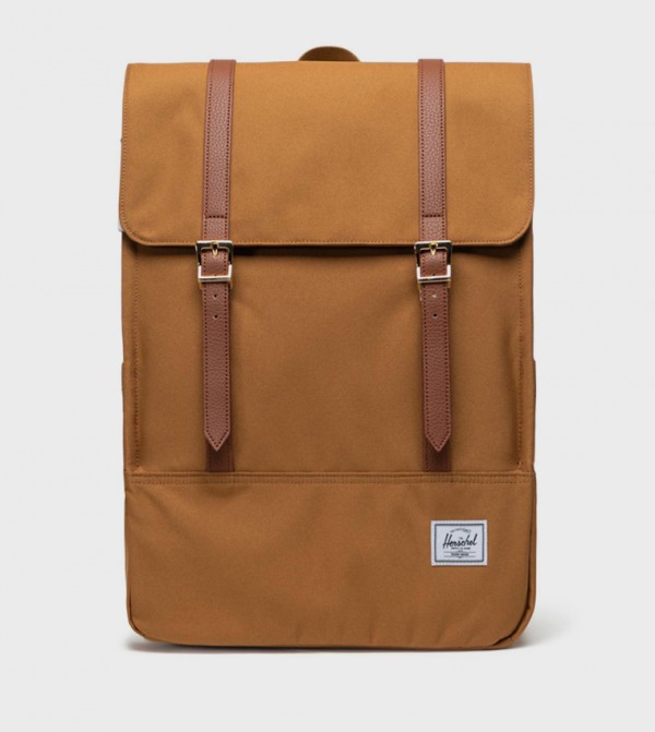 Survey Logo Badge Flap Backpack