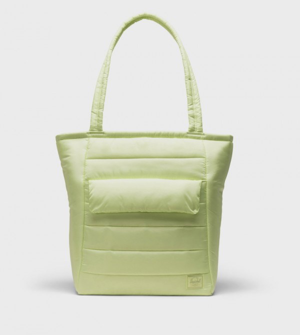 Retreat Logo Label Puffer Tote Bag