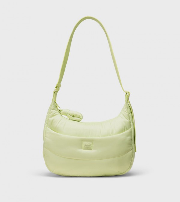 Yara Logo Label Quilted Shoulder Bag