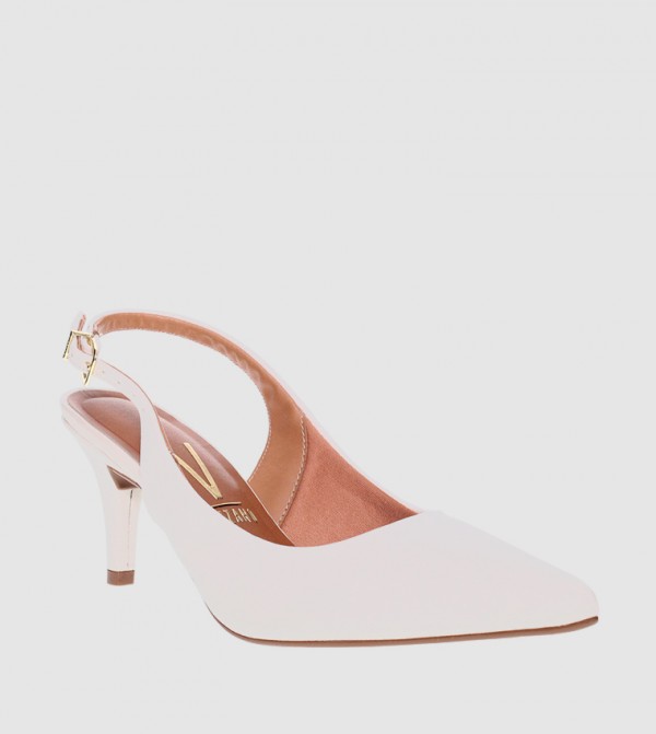 FATIMA Pointed Toe Slingback Pumps