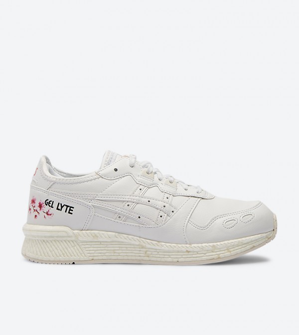 Buy Asics Tiger Hyper Gel Lyte Lace Up Closure Sneakers White 1192A083 WHITE WHITE In White 6thStreet Oman