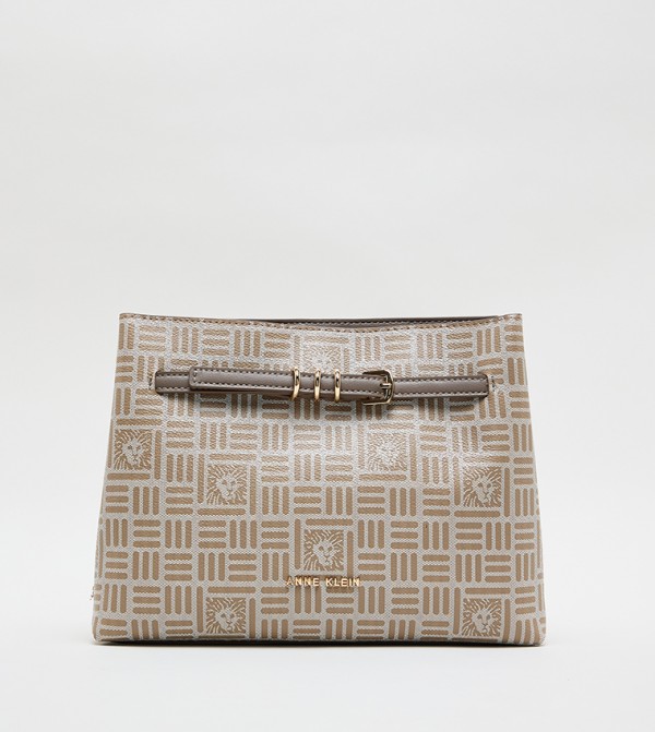 Patterned PU Crossbody Bag