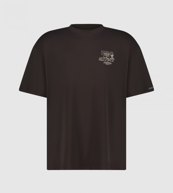 Printed Crew Neck Active T-Shirt