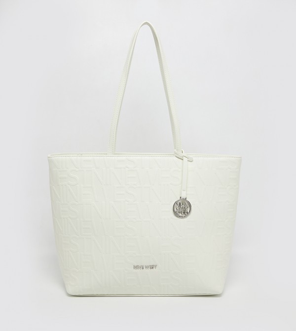 Logo Embossed Tote Bag